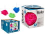 Berilo Esponja Baño Malla Surtidos Colores 13x13x13cm 38g (Set de 24)