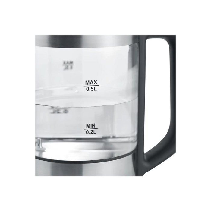 Severin Tetera eléctrica mini de cristal 0.5 litros WK 3458