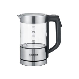 Severin Tetera eléctrica mini de cristal 0.5 litros WK 3458