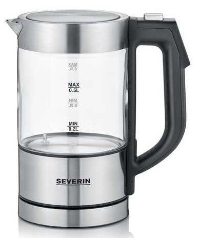 Severin WK 3458 Digital Mini Glass Kettle