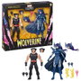 Hasbro Marvel Legends Series Set de 2 Figuras de Lobezno y Mariposa Mental con 9 Accesorios