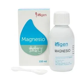IFIGEN Magnesio Oligoelementos Suplemento Líquido 150 ml - Sulfato de Magnesio Mg 160 mg/l, 2 ml al día, Apoyo Nervioso y Óseo