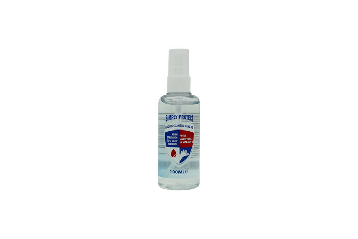 Simply Protect Alcohol Cleansing Hand Gel 100ml