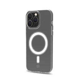 Celly Gelskinmag Funda Transparente Compatible con iPhone 14 Pro Max 6.7 Pulgadas