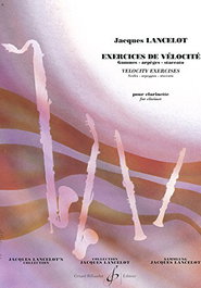 GERARD BILLAUDOTT, EXERCICES DE VELOCITE 1 CLARINETE