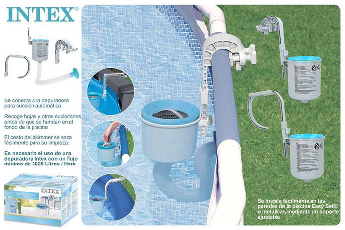 Intex Skimmer Deluxe para Depuradora de Mín. 3,028 L/H