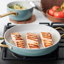 GreenPan Padova Reserve Grill Pan 28 cm Sky Blue