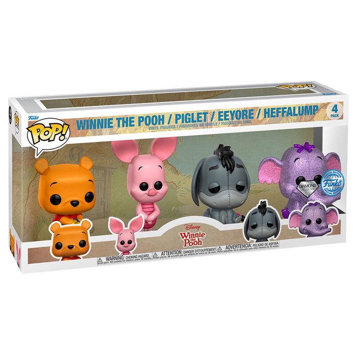 FUNKO Blister 4 figuras POP Disney Winnie the Pooh Exclusive FUNKO Blister 4 figuras POP Disney Winnie the Pooh Exclusive