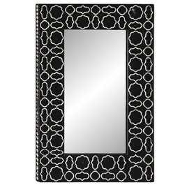 DKD Home Decor Espejo Mango Hueso 80x5x180