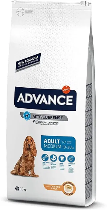 Affinity Advance Canine Adult Med Pollo Arroz Pienso para Perro Adulto Mediana 18 kg Affinity Advance Canine Adult Med Pollo Arroz Pienso para Perro Adulto Mediana 18 kg