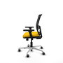 PIQUERAS Y CRESPO Silla de oficina Yunquera Amarillo/Negro con Mecanismo Sincro/Traslack