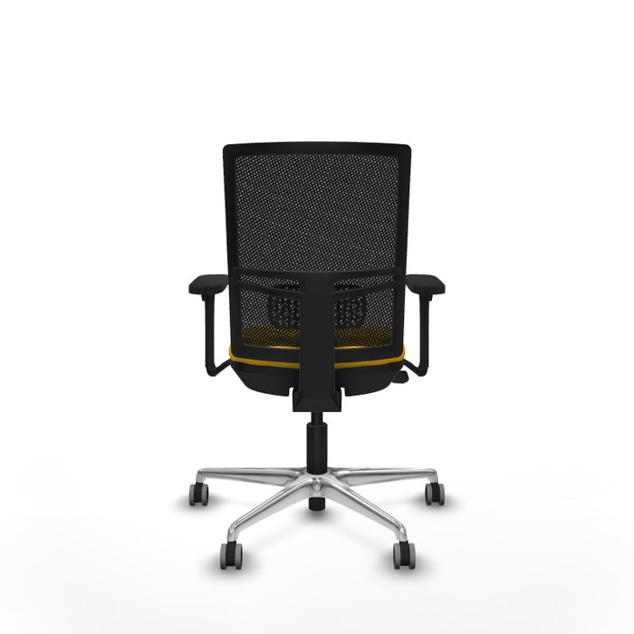 PIQUERAS Y CRESPO Silla de oficina Yunquera Amarillo/Negro con Mecanismo Sincro/Traslack PIQUERAS Y CRESPO Silla de oficina Yunquera Amarillo/Negro con Mecanismo Sincro/Traslack