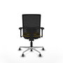 PIQUERAS Y CRESPO Silla de oficina Yunquera Amarillo/Negro con Mecanismo Sincro/Traslack