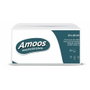 AMOOS Toalla Secamanos Professional Plegada Zig-Zag 2 Capas 21x22 cm Blanco 142 Unidades