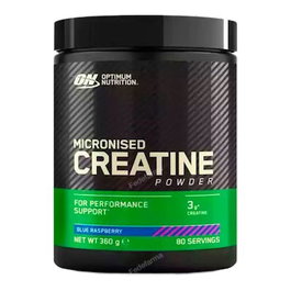Optimum Nutrition Creatina Micronizada en Polvo 360g Blue Raspberry