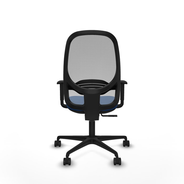 PIQUERAS Y CRESPO Silla de oficina Cilanco con mecanismo Sincro, Azul y Gris