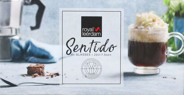 Royal Leerdam Set 6 Tazas Capuccino Sentido 22 cl (4 Cajas)