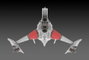 Dariusburst CS Core Figura Plastic Kit 1/144 Legend Silver Hawk 3F-1B Space Fighter 14 cm