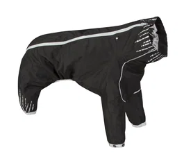 Hurtta Impermeable Downpour Suit Raven Negro Talla 25 L para Perro