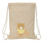 Bolsa Mochila con Cuerdas Safta Osito Beige 26 x 34 x 1 cm