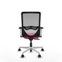 PIQUERAS Y CRESPO Silla de oficina Zulema Rosa con Malla Gris