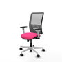 PIQUERAS Y CRESPO Silla de oficina Zulema Rosa con Malla Gris