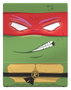 Squaroes Squaroe Teenage Mutant Ninja Turtles™ NT016 - Action Mode Raphael