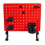 VALUE 17.99.0099 Organizador de escritorio para gamers con soporte de pinza rojo