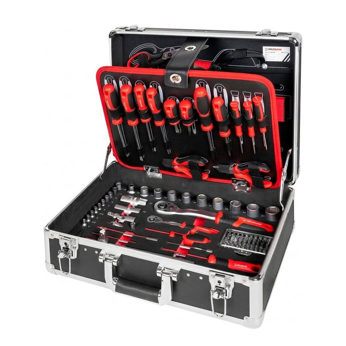 Holzmann WZK119ECO Caja de herramientas de 119 piezas Holzmann WZK119ECO Caja de herramientas de 119 piezas