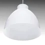 Lámpara Colgante Adelyn SKD-P004-W, Diseño Industrial en Metal/PVC, Casquillo E27, Disponible en Blanco o Negro para Hogar y Oficina