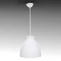 Lámpara Colgante Adelyn SKD-P004-W, Diseño Industrial en Metal/PVC, Casquillo E27, Disponible en Blanco o Negro para Hogar y Oficina