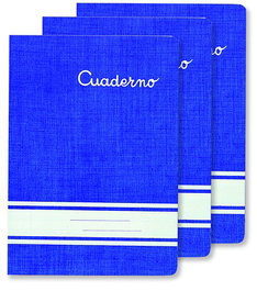 Libreta Pacsa Mi Cuaderno A5+ 30H 60G Pauta 2,5 C/Margen Azul (Set de 20)