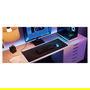 HYTE CNVS Alfombrilla de ratón para juegos XXL, Negro, para Gaming, con USB y Retroiluminación LED