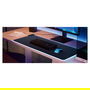 HYTE CNVS Alfombrilla de ratón para juegos XXL, Negro, para Gaming, con USB y Retroiluminación LED