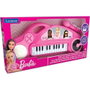 Lexibook Barbie Piano Electrónico Infantil con Efectos de Luz y Micrófono