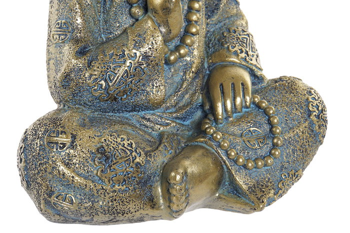 DKD Home Decor Figura Oriental Dorado Resina 13.6 x 21.8 x 17 cm