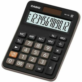 Casio Calculadora de Sobremesa MX-12B Negra 12 Dígitos