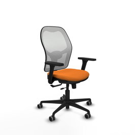 PIQUERAS Y CRESPO Silla de oficina Jorquera Naranja y Blanco