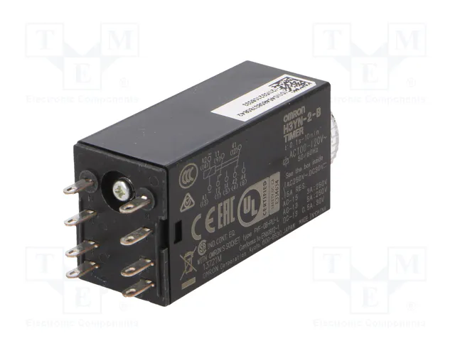 OMRON H3YN-B Relé de tiempo 100-120VAC DPDT