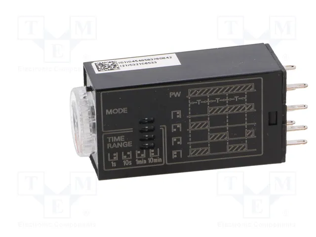 OMRON H3YN-B Relé de tiempo 100-120VAC DPDT