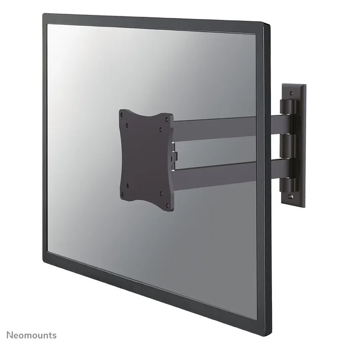 Neomounts Soporte de Pared para TV / Monitor, Movimiento Completo (Giro, Inclinación, Rotación), Hasta 27" (68.6 cm), 15 kg, VESA 75x75 / 100x100 mm, Negro, FPMA-W820BLACK