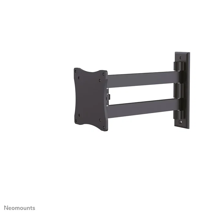 Neomounts Soporte de Pared para TV / Monitor, Movimiento Completo (Giro, Inclinación, Rotación), Hasta 27" (68.6 cm), 15 kg, VESA 75x75 / 100x100 mm, Negro, FPMA-W820BLACK