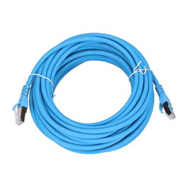 Extralink Patchcord LAN Cat.6A S/FTP 10m Azul