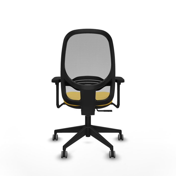PIQUERAS Y CRESPO Silla de oficina Cilanco con mecanismo Sincro, Amarillo y Gris PIQUERAS Y CRESPO Silla de oficina Cilanco con mecanismo Sincro, Amarillo y Gris