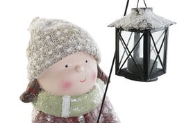 DKD Home Decor Figura Multicolor 18 x 34 x 29 cm (2 Unidades)