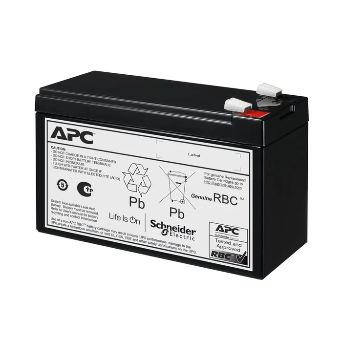APC APCRBC176 Batería VRLA para SAI/UPS, 24V 9Ah 7000mAh, Plomo-Ácido Sellada, Recambio