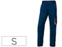 Deltaplus Pantalón de trabajo Panostyle cintura ajustable 5 bolsillos color azul naranja talla S