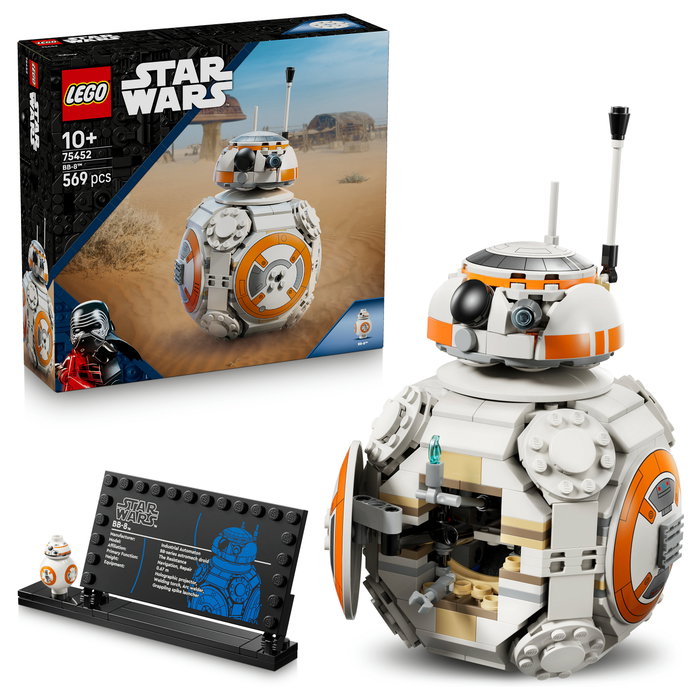 LEGO Star Wars Droide Astromecánico BB-8 75452, 569 piezas