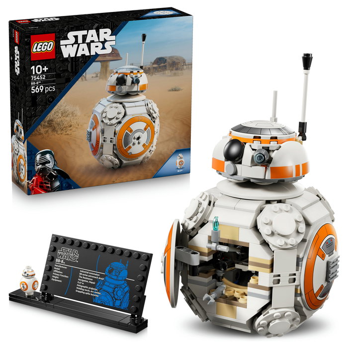 LEGO Star Wars Droide Astromecánico BB-8 75452, 569 piezas