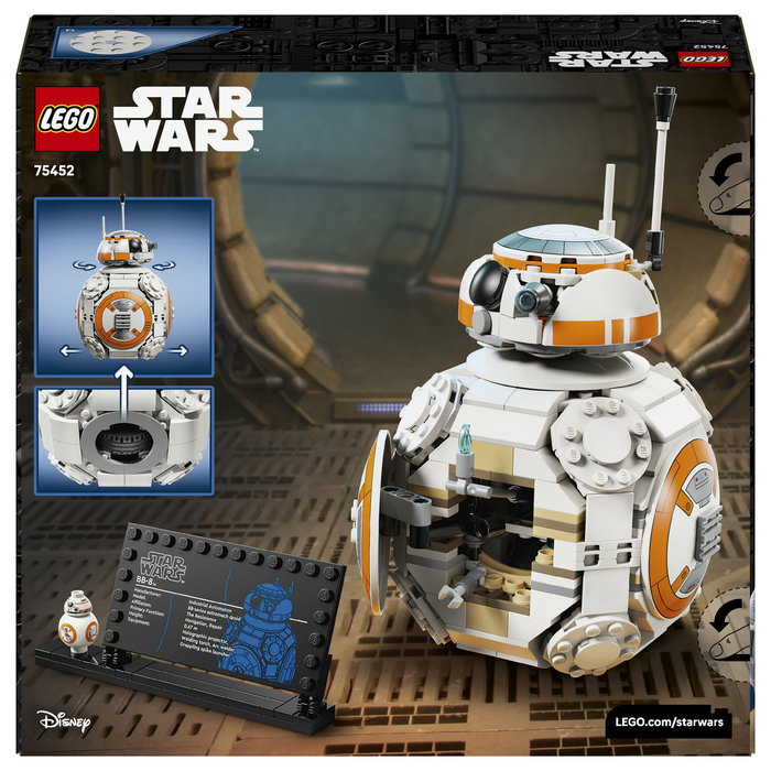 LEGO Star Wars Droide Astromecánico BB-8 75452, 569 piezas